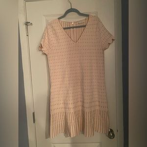 Ted Baker Pink/Gold Knit Dress